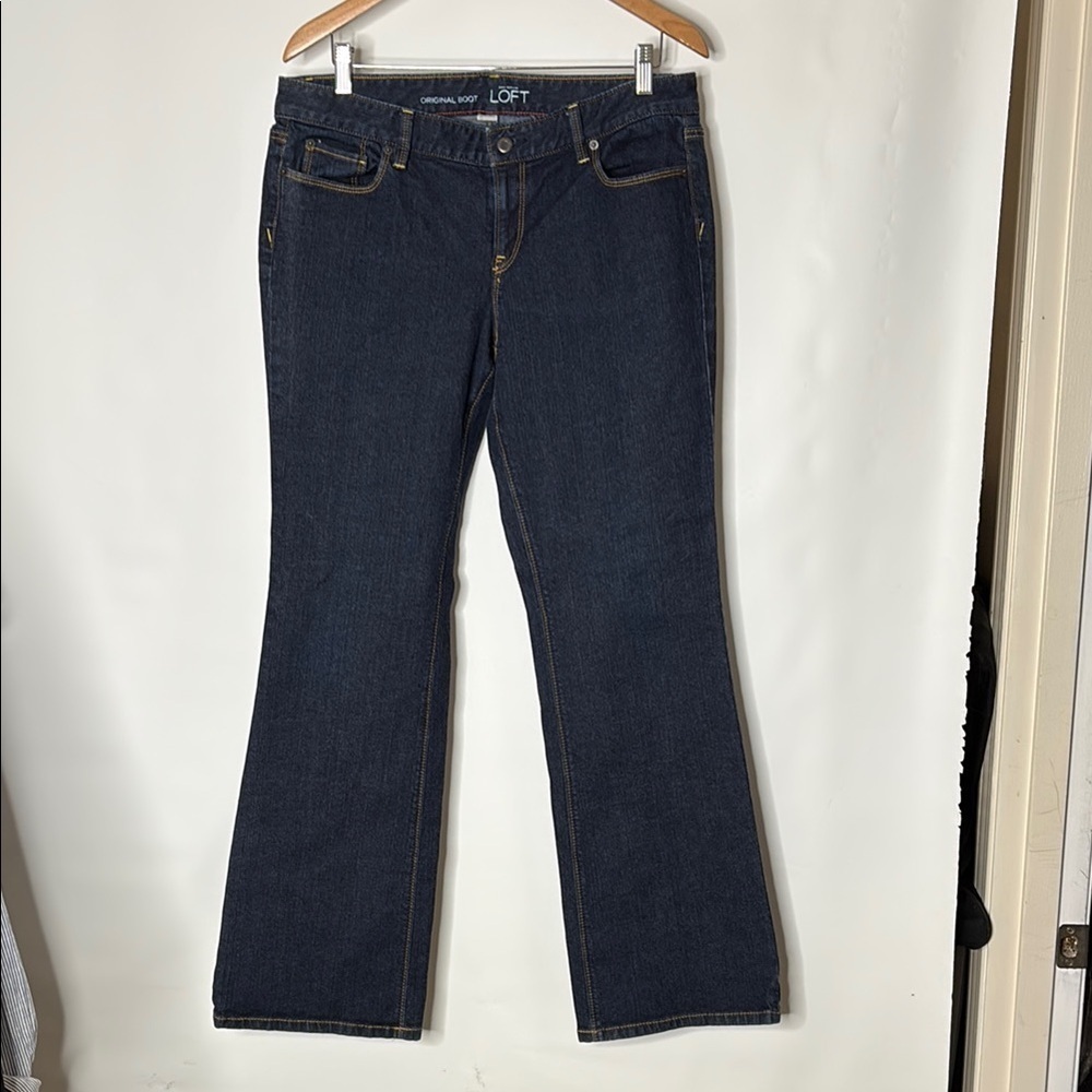 LOFT Women's Dark Blue Jeans